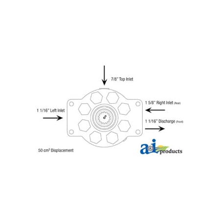 A & I Products Hydraulic Pump 16.5" x12.5" x11.5" A-AR101807